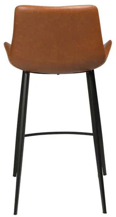 Светлокафяв бар стол от изкуствена кожа, височина 91 cm Hype - DAN-FORM Denmark