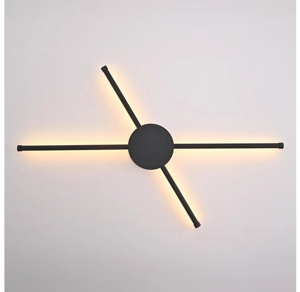 Brilagi - LED Аплик LUGO QUATTRO LED/16W/230V черен