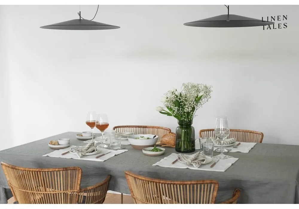 Ленена покривка за маса 140x300 cm Khaki – Linen Tales