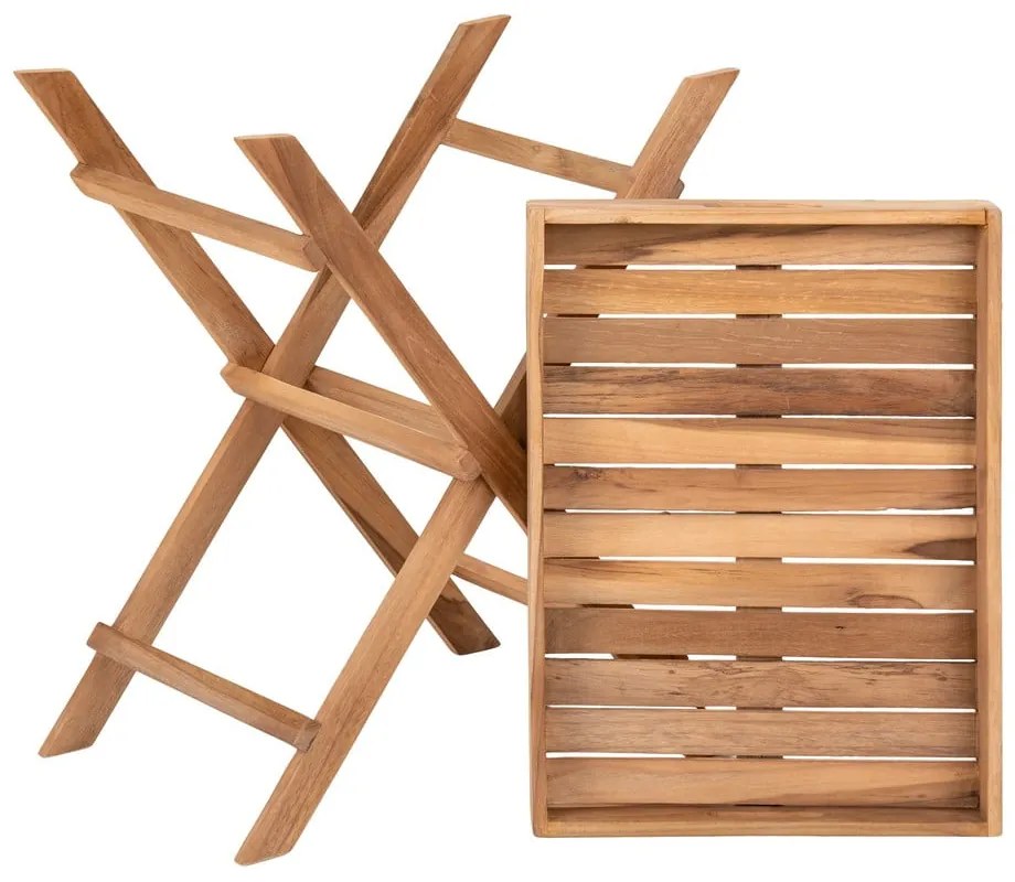 Градинска маса за сервиране от масивно тиково дърво 29x39 cm Ronda – House Nordic