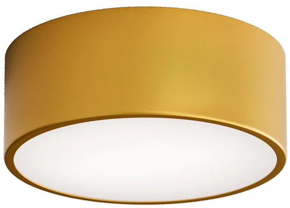 Таванно осветително тяло за баня със сензор CLEO, 1xE27/24W/230V, Ø 20 см, IP54, златисто