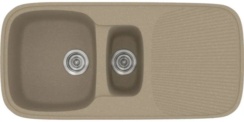 Мивка Sanitec 301-Granite Taupe