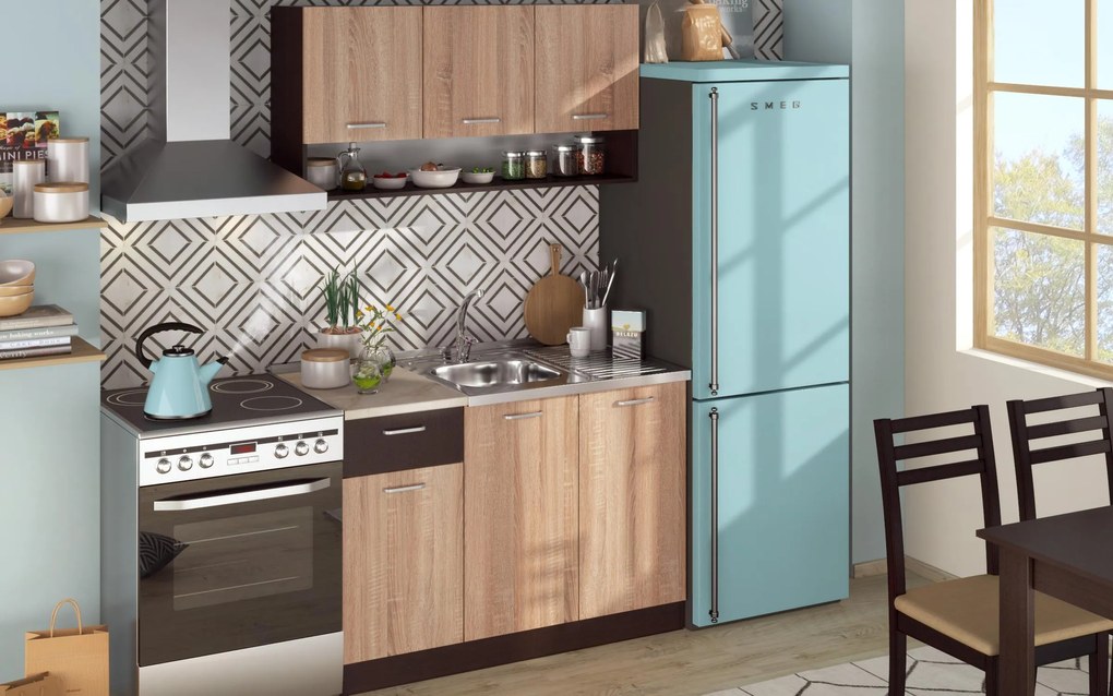 Кухня с включен термоплот Лора 5 мини