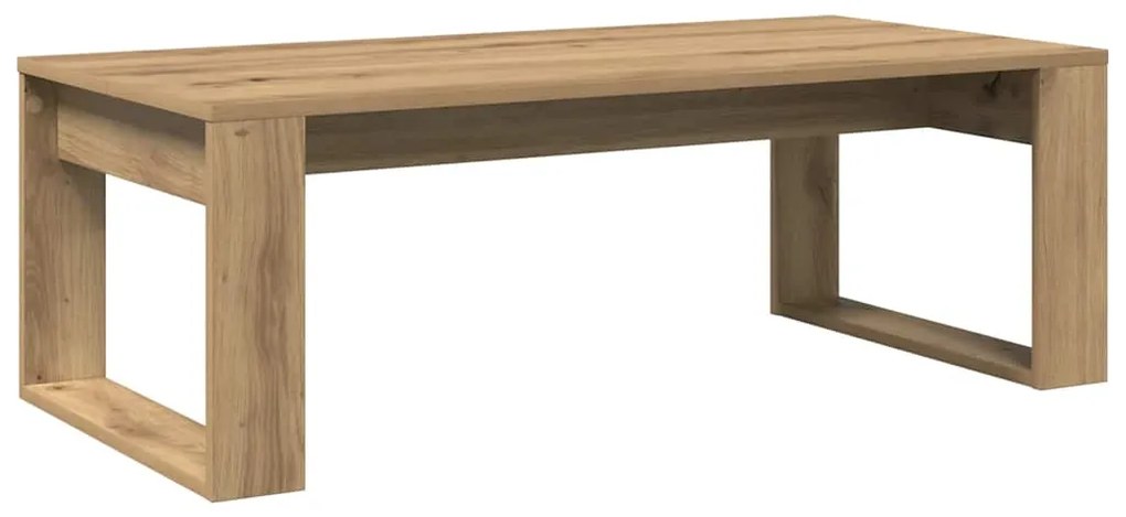 856681 vidaXL Кафе маса, дъб артизан, 102x50x35 см, инженерно дърво