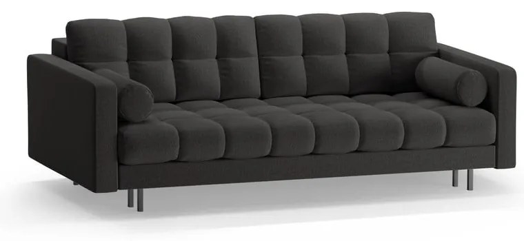 Тъмносив разтегателен диван с място за съхранение 222 cm Bali – Cosmopolitan Design