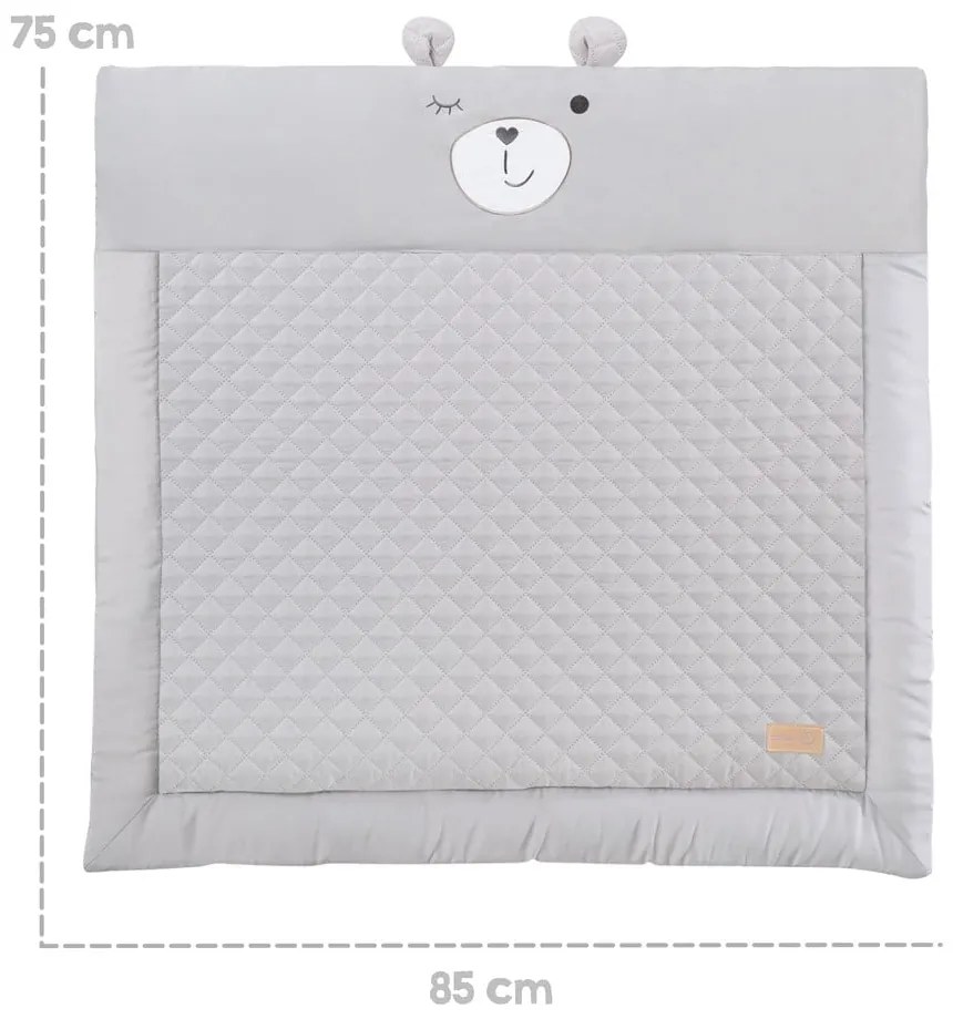 Сиво детско килимче за игра 75x85 cm Style – Roba