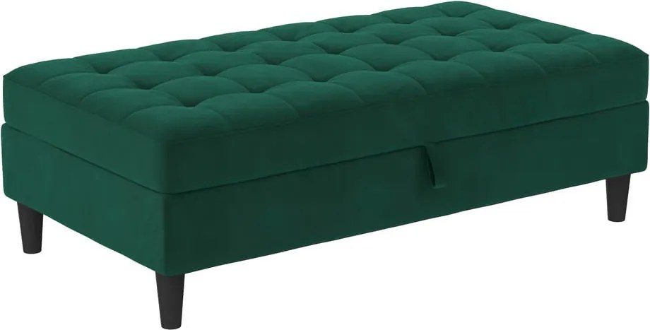 Зелена кадифена табуретка Presley – Støraa