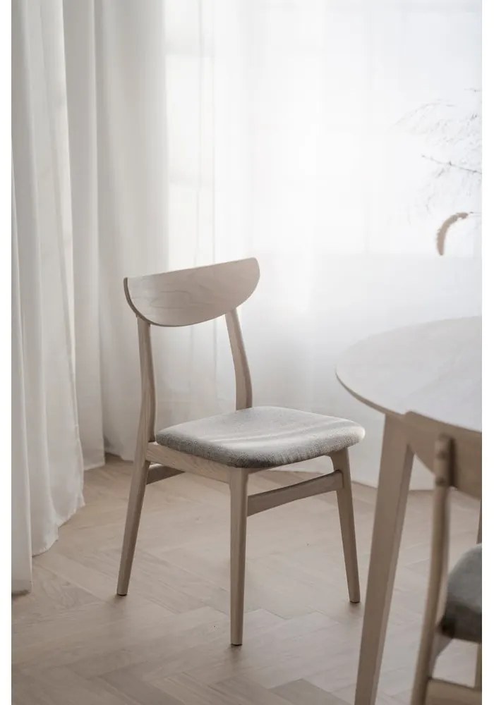 Трапезни столове в комплект от 2 броя в естествен цвят Rodham - Rowico