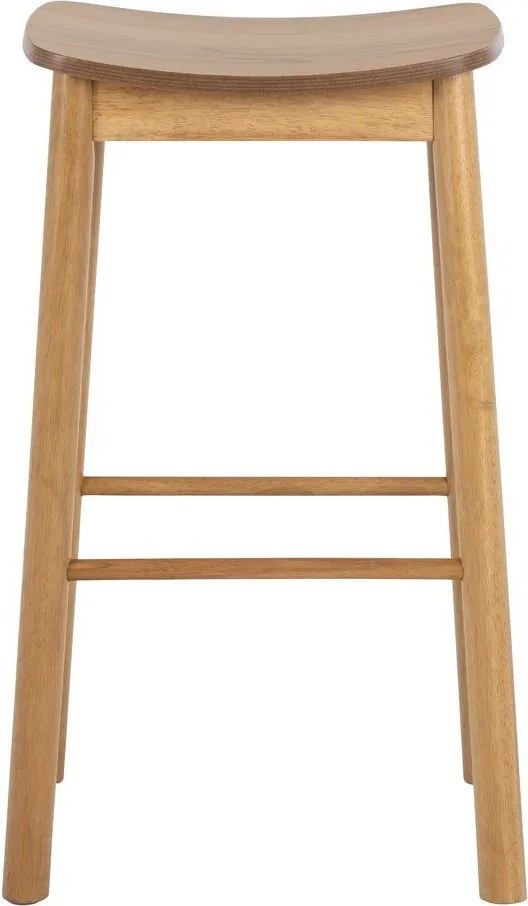 Бар стол в естествен цвят (височина на седалката 74,5 cm) Barlow – Actona