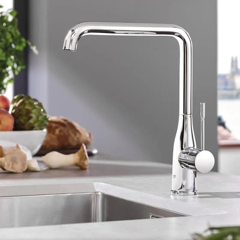 Кухненски кран Grohe Essence New-Anthracite Glossy