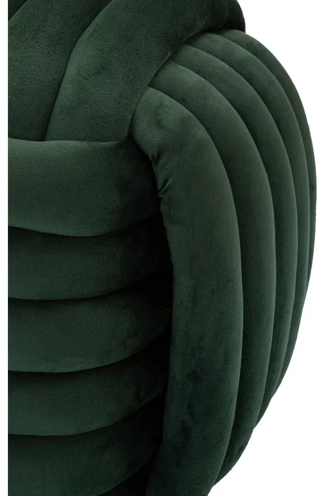Зелена кадифена табуретка Softy – Mauro Ferretti