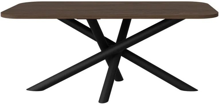 Маса Harald-Тъмно кафяво-185 x 90 см