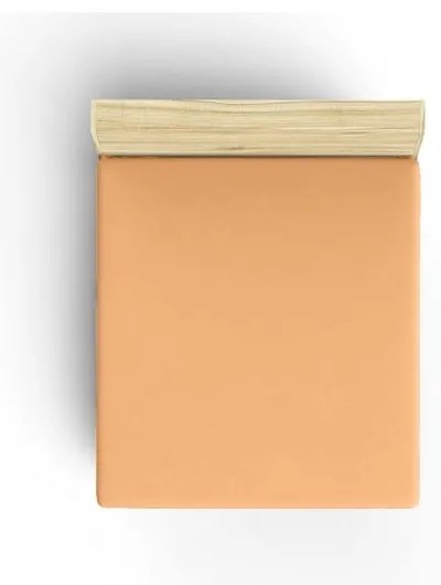 Оранжев еластичен памучен чаршаф 140x200 cm – Mijolnir