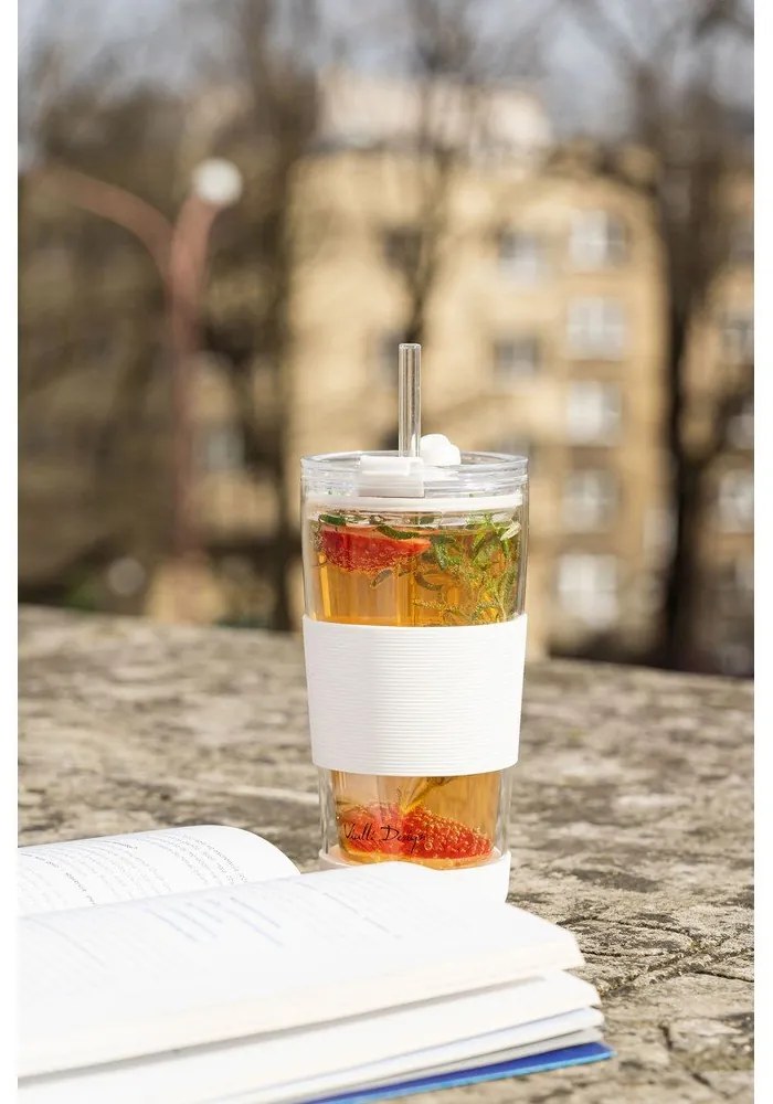 Бяла термочаша 600 ml Fuori – Vialli Design