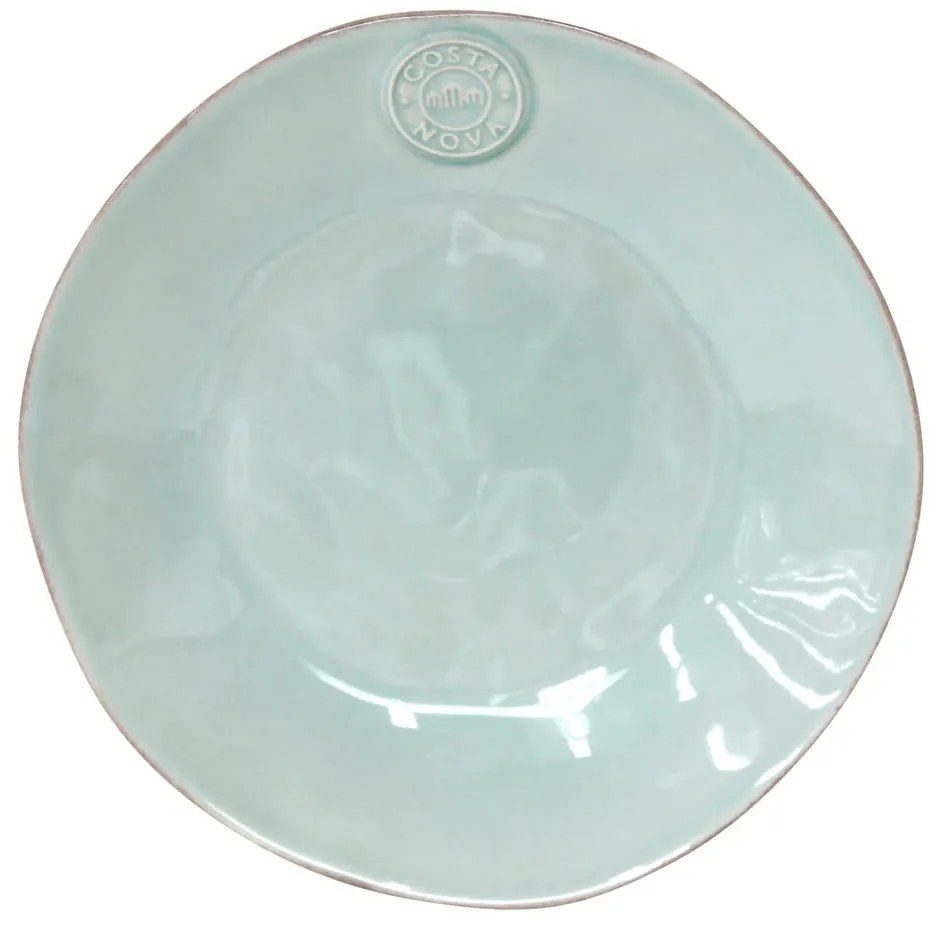 Десертна чиния от тюркоазен фаянс , ⌀ 21 cm Nova - Costa Nova