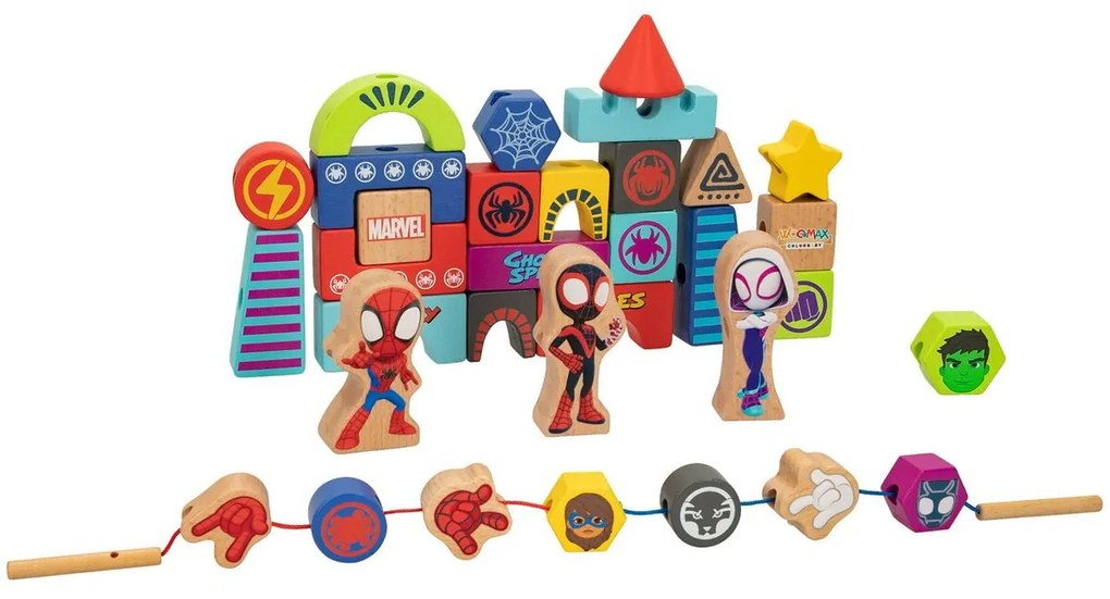 Playset Spidey Amazing Friends &amp; Friends Дървен 35 Части