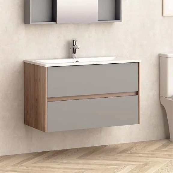 Конзолен PVC шкаф ICP 9055MG, Inter Ceramic, 90x45x55см