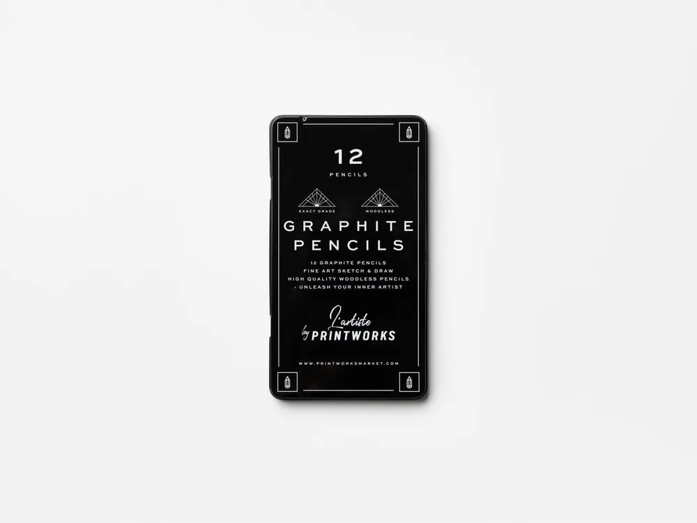 Моливи в комплект 12 бр. Graphite – Printworks