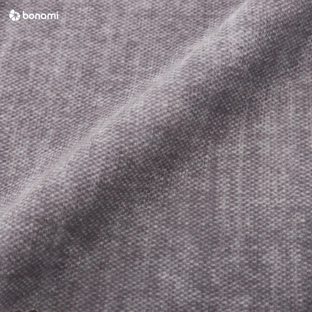 Светлосиво тапицирано двойно легло с решетка и място за съхранение 180x200 cm Jade - Bobochic Paris