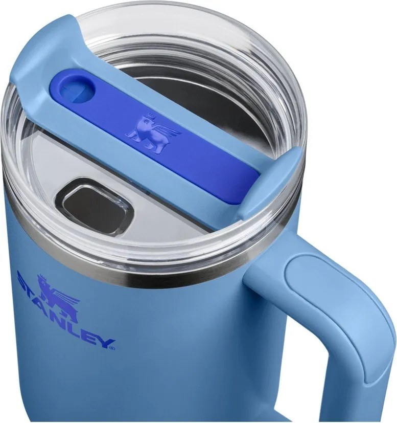 Син термос със сламка от неръждаема стомана 1,18 l Quencher H2.O FlowState™ Tumbler Blue Sky – Stanley