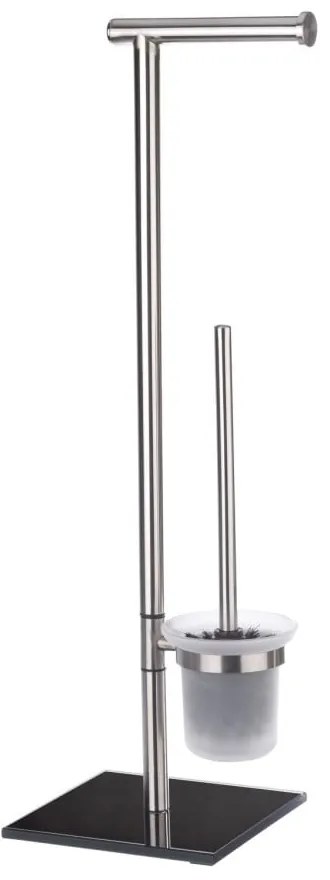 Държач за тоалетна хартия и четка от неръждаема стомана Lima - Wenko