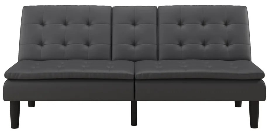 Сив разтегателен диван от изкуствена кожа 191 cm Maine – Støraa