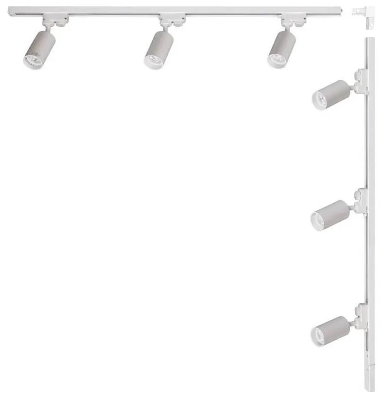 Zuma Line 3565 - Точково осветително тяло за трекова система TUBE 6xGU10/35W/230V, бяло