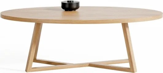 ОАЗИС Естествен дъб - ДЪРВЕНА ХОЛНА МАСА МОДЕРНА ОВАЛНА