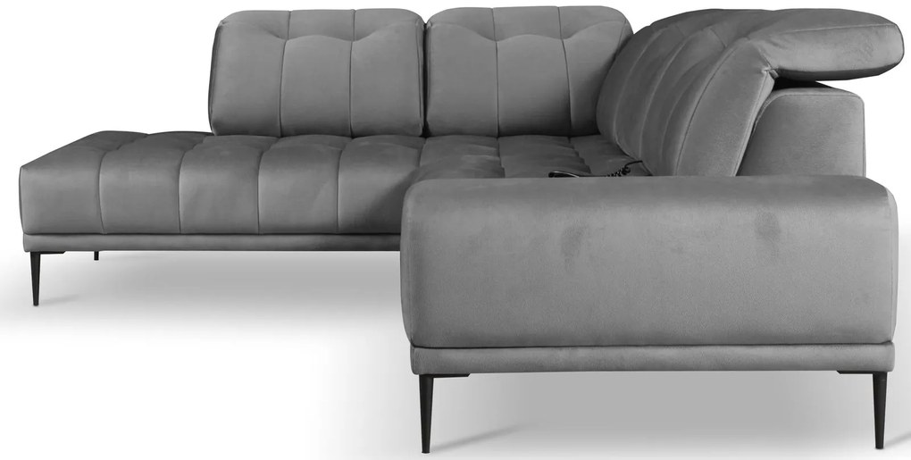 Ъглов диван Gallena-Left-Gray Dark