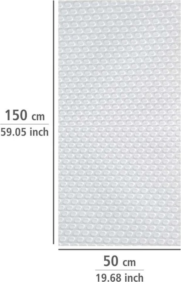 Бяла подложка за чекмеджета с противоплъзгащо покритие, 150 x 50 cm - Wenko