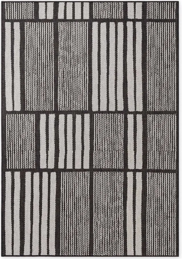 Черен/кремав килим за открито и закрито 120x170 cm Haringey Allington – Ted Baker