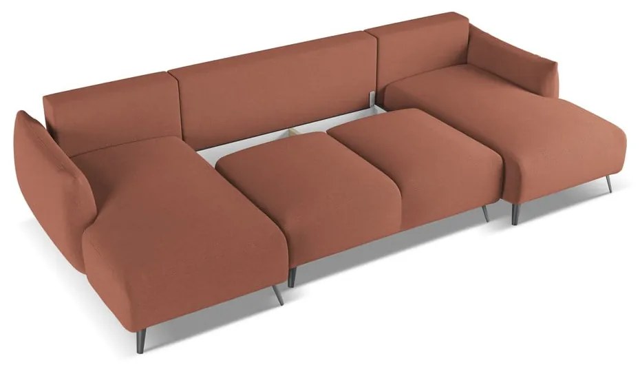 Розов ъглов диван Malie – Makamii