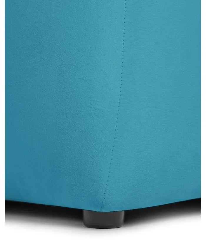 Тюркоазен кадифен диван 225 cm Cube – Bonami Selection