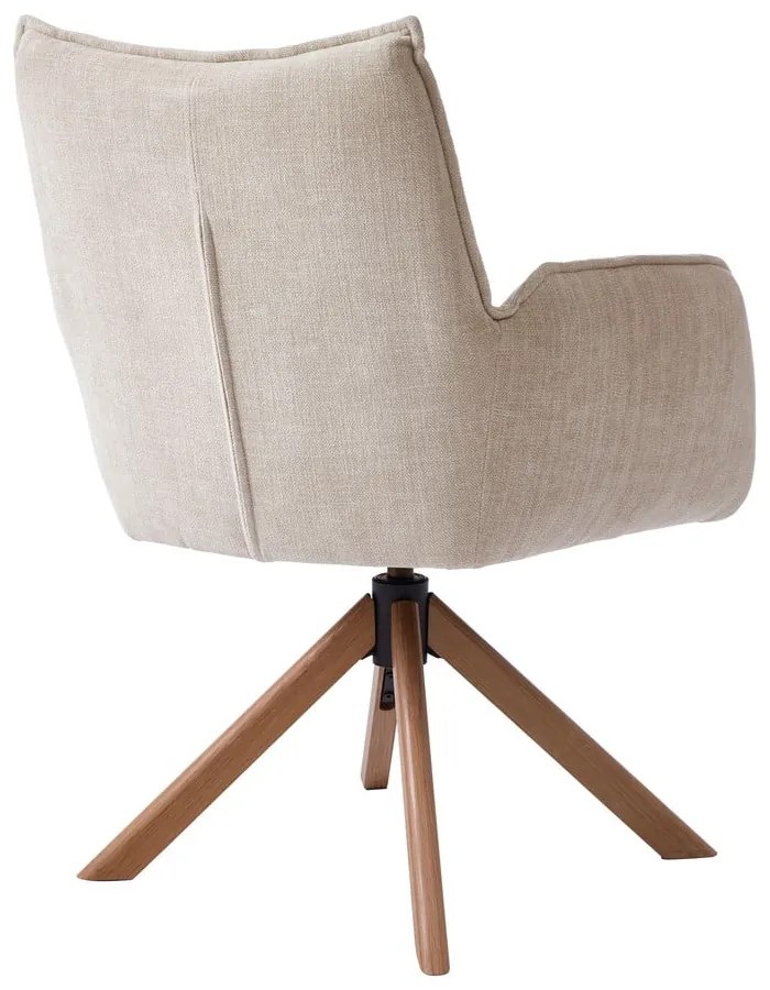 Кремави тапицирани трапезни столове в комплект 2 бр. Marilla – Unique Furniture