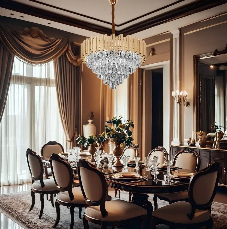 Пендел Cristal G052-CP 60CM GOLD GOLD