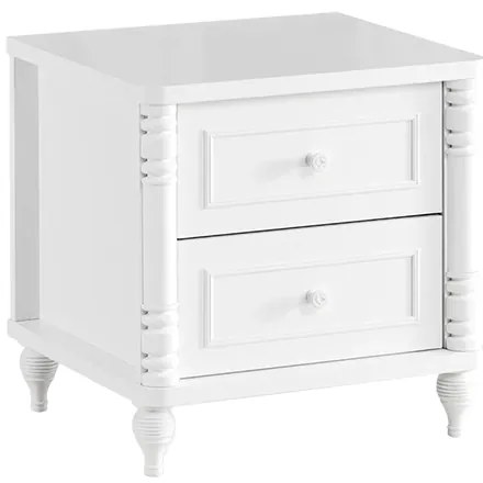 Нощно шкафче NIL - бяло