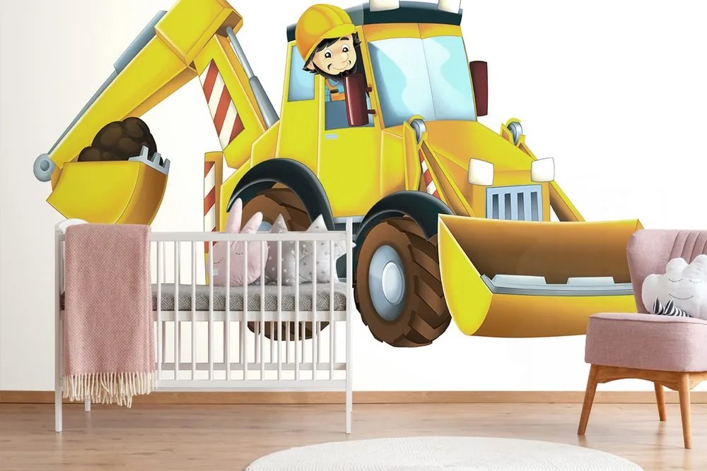 Тапет – Детски багер