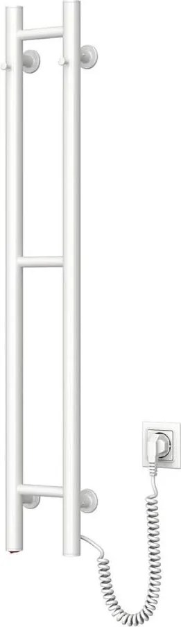 Електрически сушилник за кърпи SILOUETTE 46 W 100 x 16 см, бял, десен