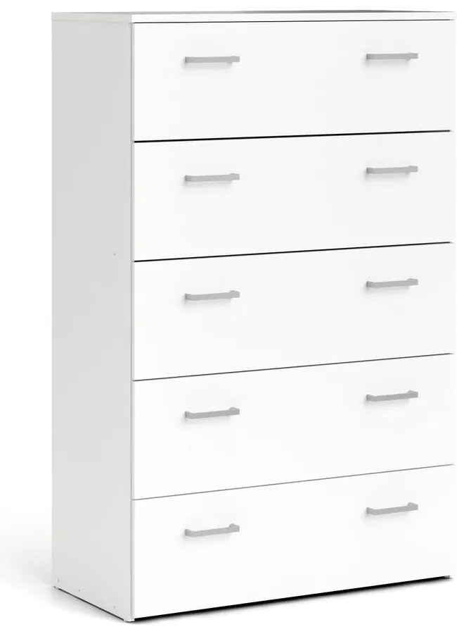 Бял висок скрин 74x115 cm Space – Tvilum