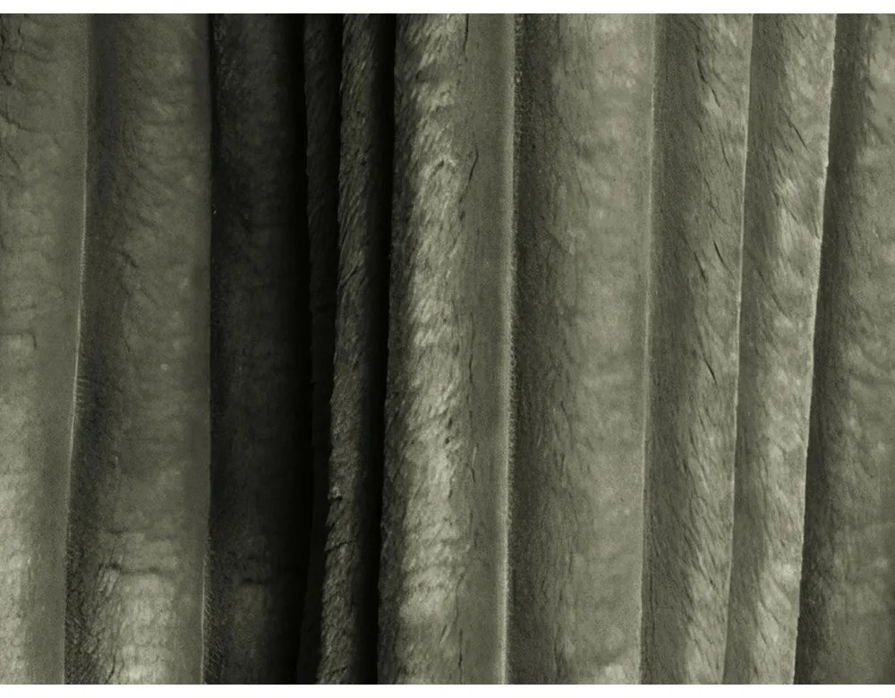 Зелен разтегателен диван с място за съхранение от рипсено кадифе 266 cm Kini – Makamii