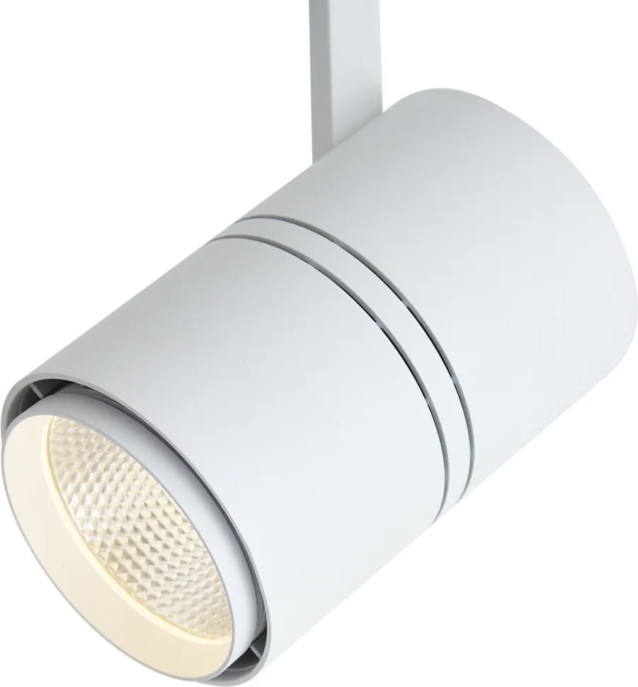 Moderne railspot wit voor 3-fase rail incl. LED - 3-Phase Ruler