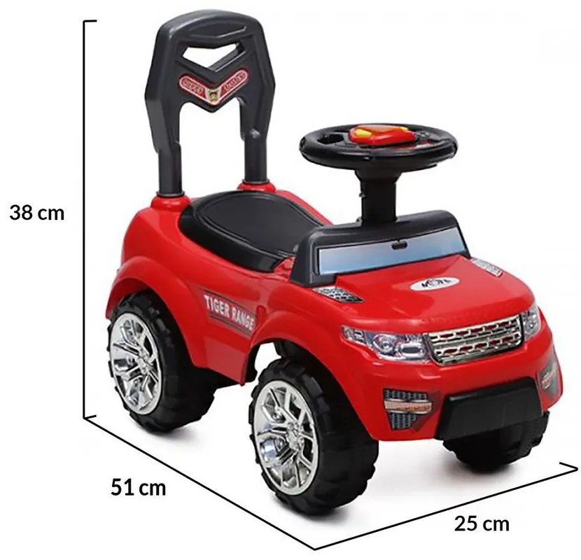 Moni  -  Детска кола за бутане Tiger range Q05-2 червен