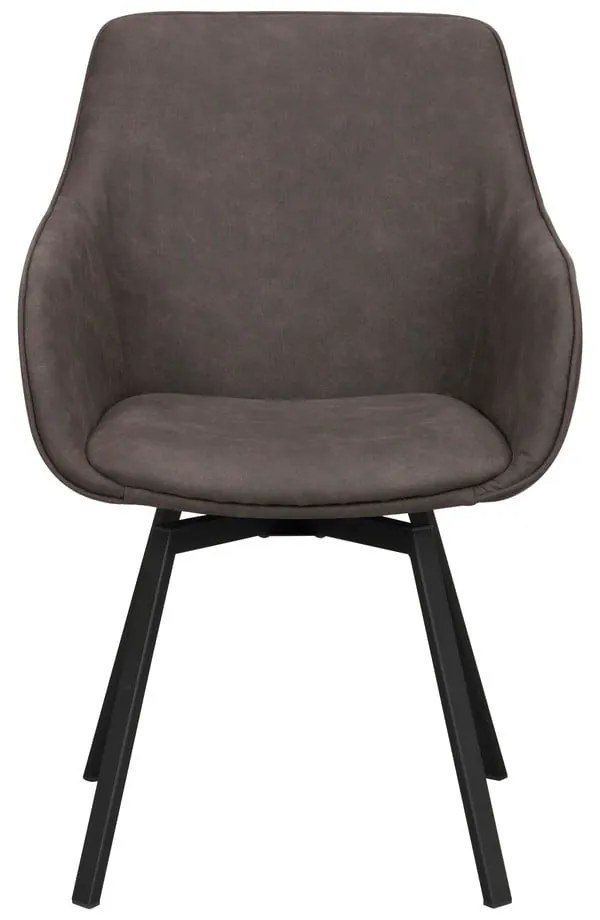 Сиви тапицирани трапезни столове в комплект 2 бр. Alison – Rowico