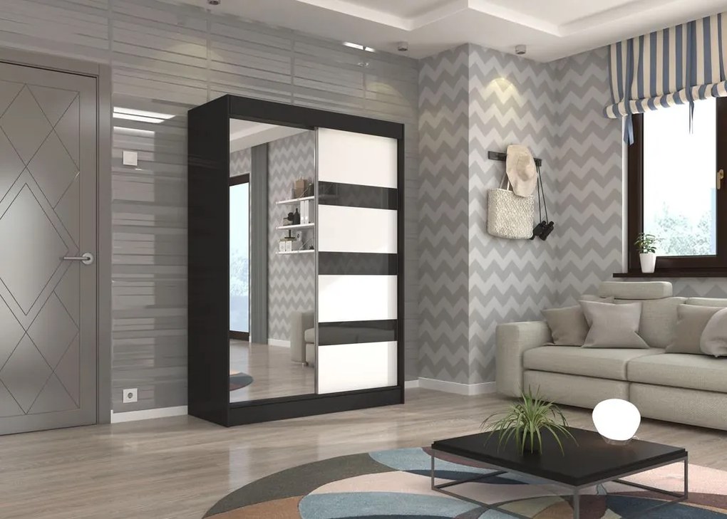 Гардероб Bissom 150 плъзгащ се-Leuko-Gkri