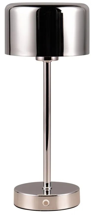 LED настолна лампа с възможност за димиране в лъскаво сребро (височина 30 cm) Jeff - Reality