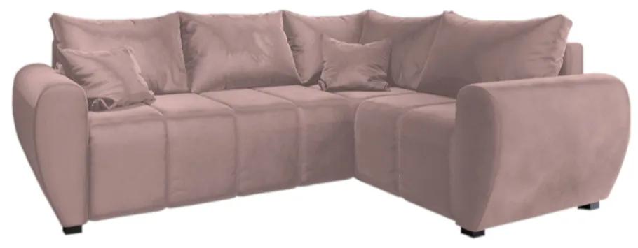 Ъглов разтегателен диван MOLISA, 235x82x175, Kronos 27, дясна