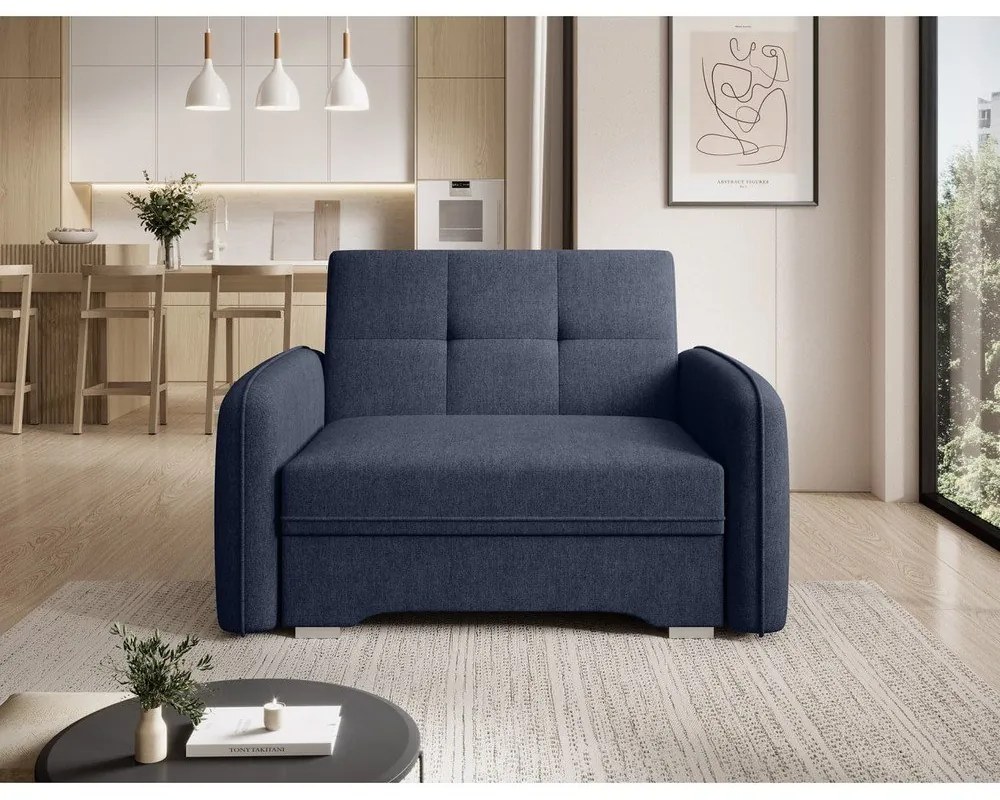 Тъмносиньо кресло Laine – ELTAP