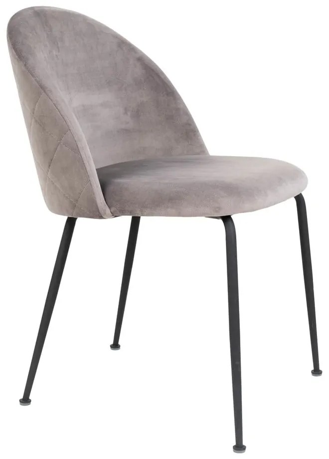 Светлосиви кадифени трапезни столове в комплект от 2 броя Geneve - House Nordic