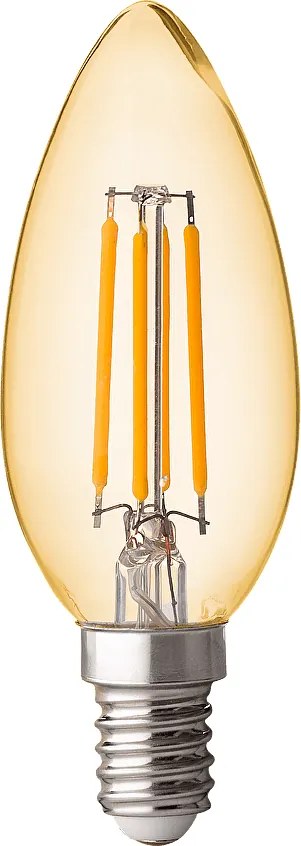 LED крушка ULTRALUX LED FILAMENT, 4W, E14, 2500K