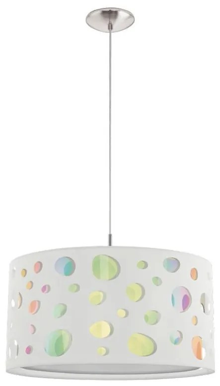 Eglo 202528 - Детски полилей на кабел MONEDA 1xE27/60W/230V